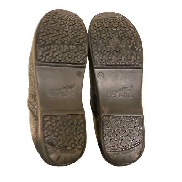 Dansko XP Pro Medallion Black Leather Slip On Clogs Size 42 (U.S. 11.5-12) - Picture 10 of 13